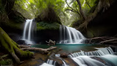 Rare Coastal Wildlife Sighted at Majestic Waterfalls