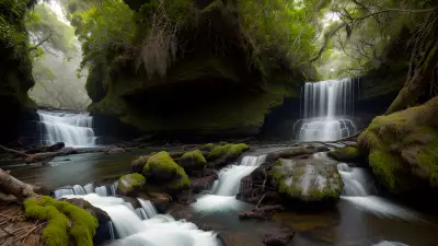 Rare Coastal Wildlife Sighted at Majestic Waterfalls