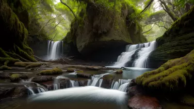 Rare Coastal Wildlife Sighted at Majestic Waterfalls