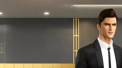 Sleek Businessman in the Serene Hotel