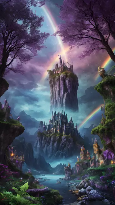 Mythical Realm Rainbow Valley of Mighty Wizards