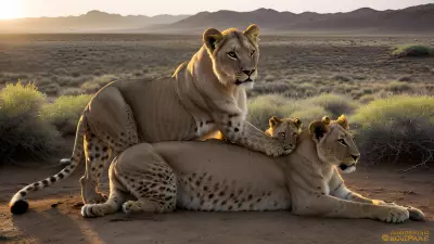 Capturing Territorial Behavior Spectacular Compositions with Backlighting