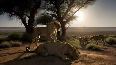 Capturing Territorial Behavior Spectacular Compositions with Backlighting