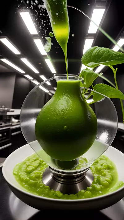 A Culinary Adventure in Molecular Gastronomy Boiling Avocado Dishes at a Modern Laboratory
