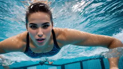 Leaping into Emotion   A Portrait in the Olympic Pool