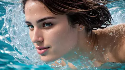 Leaping into Emotion   A Portrait in the Olympic Pool