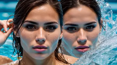 Leaping into Emotion   A Portrait in the Olympic Pool