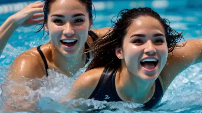 Leaping into Emotion   A Portrait in the Olympic Pool