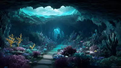 Spellbound Depths Dreaming in the Underwater Cave