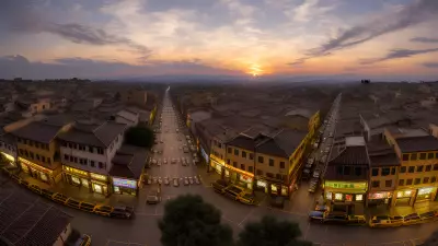 Tradition at Sun's Golden Hour