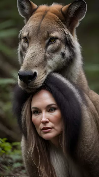 Primal Portraits of Tracy Munson's Protagonists Animals in their Natural State