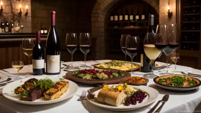 Pairing Perfection Photographing Wine Worthy Dishes in a Luxurious Winery Setting