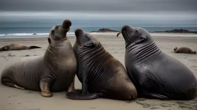 The Intimate Dance of Love A Look at Elephant Seals Mating Rituals