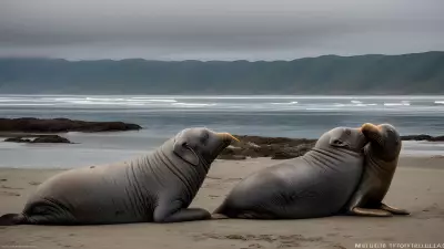 The Intimate Dance of Love A Look at Elephant Seals Mating Rituals