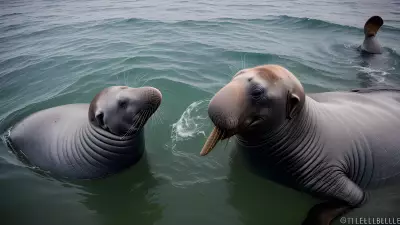 The Intimate Dance of Love A Look at Elephant Seals Mating Rituals