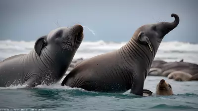 The Intimate Dance of Love A Look at Elephant Seals Mating Rituals