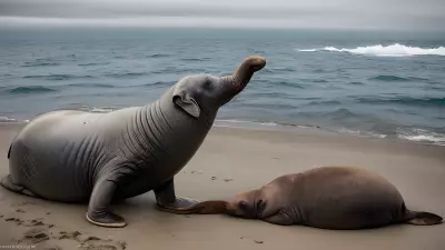 The Intimate Dance of Love A Look at Elephant Seals Mating Rituals