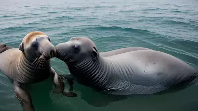 The Intimate Dance of Love A Look at Elephant Seals Mating Rituals