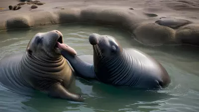 The Intimate Dance of Love A Look at Elephant Seals Mating Rituals