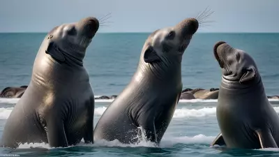 The Intimate Dance of Love A Look at Elephant Seals Mating Rituals