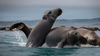 The Intimate Dance of Love A Look at Elephant Seals Mating Rituals