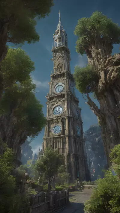 Whimsical Timekeeper The Legendary Clock Tower
