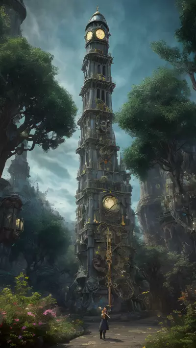Whimsical Timekeeper The Legendary Clock Tower