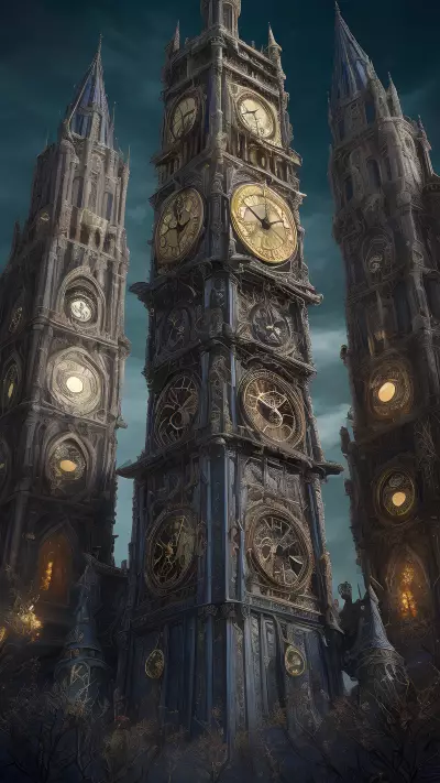Whimsical Timekeeper The Legendary Clock Tower