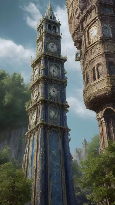 Whimsical Timekeeper The Legendary Clock Tower