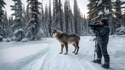 Boreal Beauty Capturing the Majestic Winter Wildlife of Protected Species