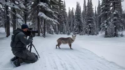 Boreal Beauty Capturing the Majestic Winter Wildlife of Protected Species