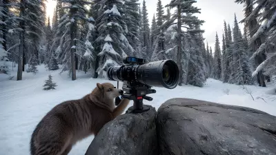 Boreal Beauty Capturing the Majestic Winter Wildlife of Protected Species