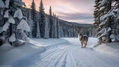 Boreal Beauty Capturing the Majestic Winter Wildlife of Protected Species