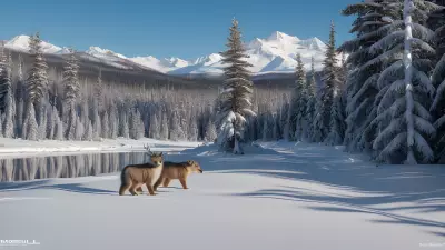 Boreal Beauty Capturing the Majestic Winter Wildlife of Protected Species
