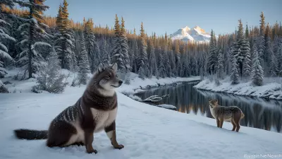 Boreal Beauty Capturing the Majestic Winter Wildlife of Protected Species