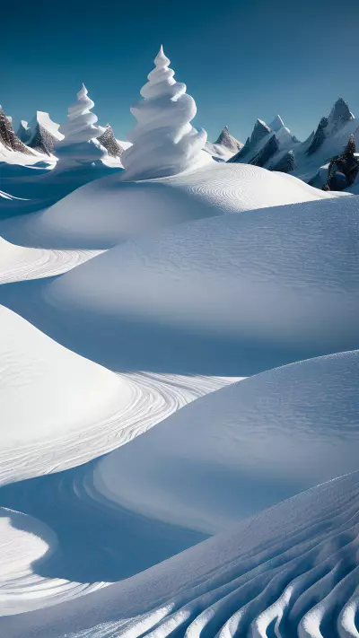 Fleeting Fusion A Marvelous Monochrome Landscape with a Surprise Sculpture