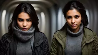 Captivating Portraits During Candid Moments in An Urban Underground Tunnel