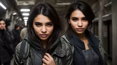 Captivating Portraits During Candid Moments in An Urban Underground Tunnel