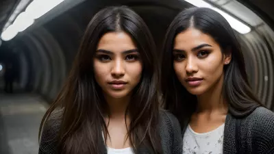 Captivating Portraits During Candid Moments in An Urban Underground Tunnel