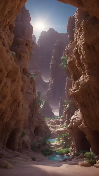 Pale Sands Oasis Home of Genie Lamp Spirits