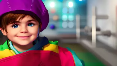 Traveler Portrait A Child's World at the Gym