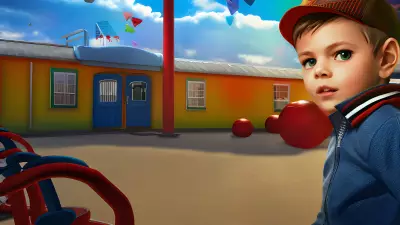 Traveler Portrait A Child's World at the Gym