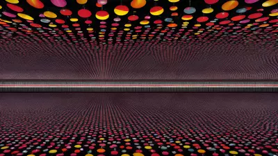 Kusama inspired Urban Landscape The Subway's Splendor