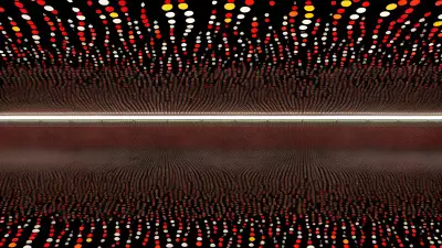 Kusama inspired Urban Landscape The Subway's Splendor