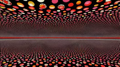Kusama inspired Urban Landscape The Subway's Splendor