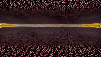 Kusama inspired Urban Landscape The Subway's Splendor