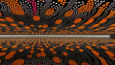 Kusama inspired Urban Landscape The Subway's Splendor