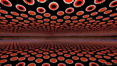 Kusama inspired Urban Landscape The Subway's Splendor