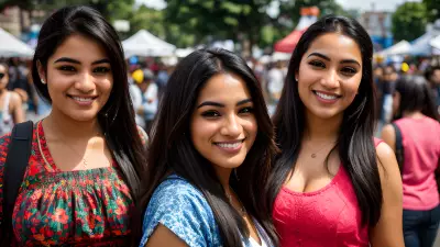 Daily Faces at a Bustling Street Fair A Portrait of Everyday Life
