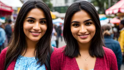 Daily Faces at a Bustling Street Fair A Portrait of Everyday Life